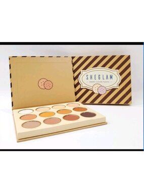 Sheglam Smart Cookie Eyeshadow Palette - Warm Browns & Toasty Oranges - 0.47 Oz